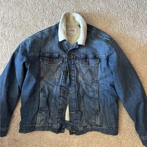 Wrangler Sherpa lined jean jacket